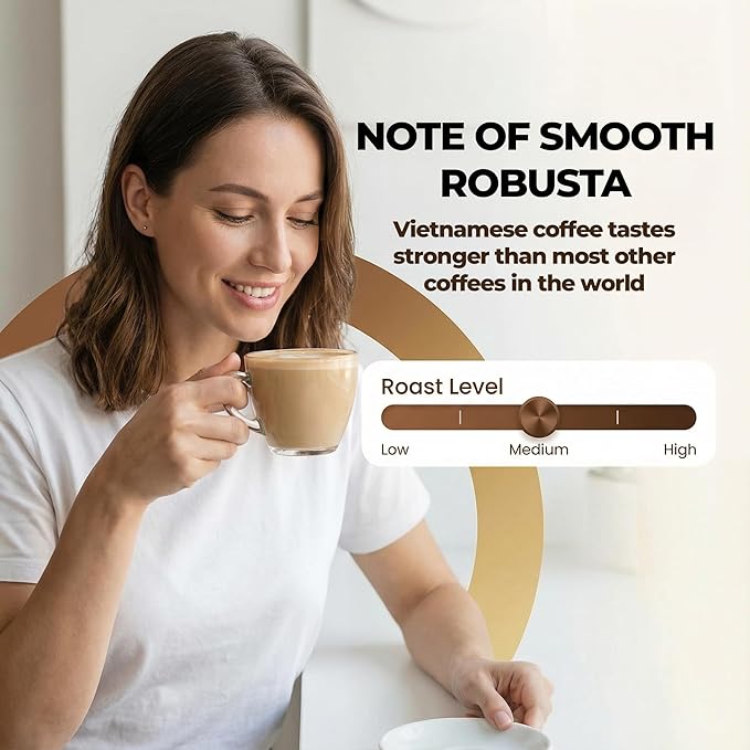Vinacafe Instant Coffee Mix 3 in 1 (Pack of 1 | 20 Sachets Per Bag)