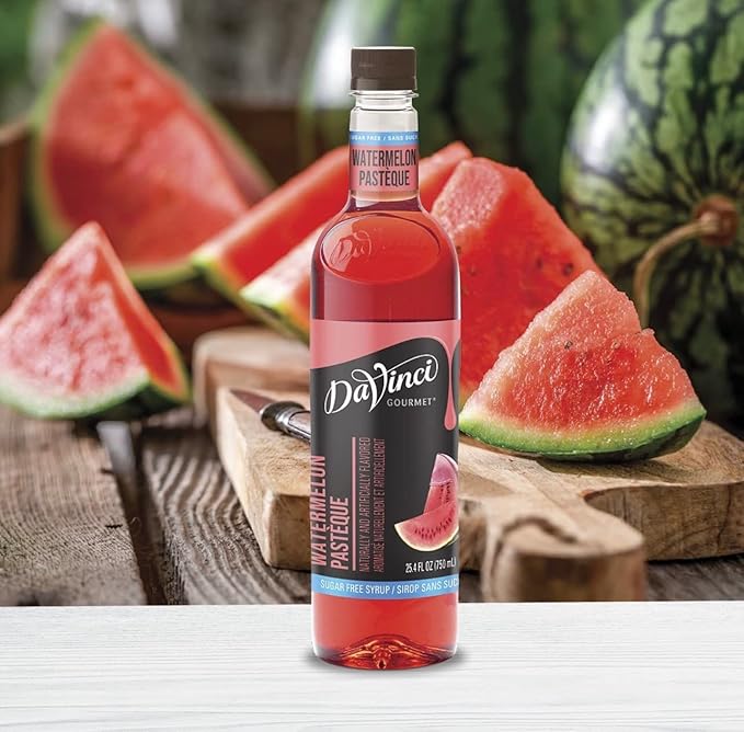 DaVinci Gourmet Sugar-Free Watermelon Syrup, 25.4 Fluid Ounces (Pack of 1)