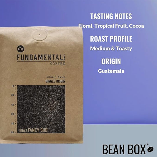 Bean Box Sampler - Roasted by Fundamental Company, 2-Pack, Whole Bean Coffee, Gourmet Coffee