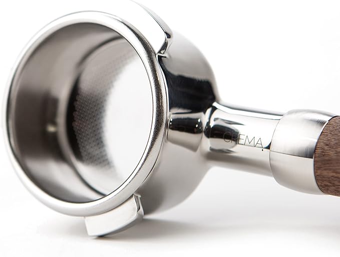 Crema Coffee Products 54mm Filter Basket | Triple Shot Non-Pressurized Stainless Steel Basket | Compatible with Breville 54mm Portafilters | Precise Tapered Profile for Consistent Espresso Shots