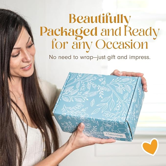 Unboxme Sunshine Spa Gift Basket for Women, Care Package with Tea, Mug, Bath Bomb, Socks, Self Care Gifts for Women, Valentine's Day, Birthday, Get Well