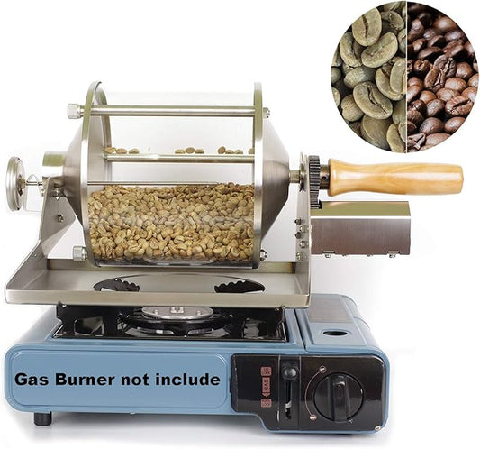 DYVEE Coffee Roaster Gas Burner Coffee Roasting Machine Coffee Beans maker Peanut Roaster For Home Use