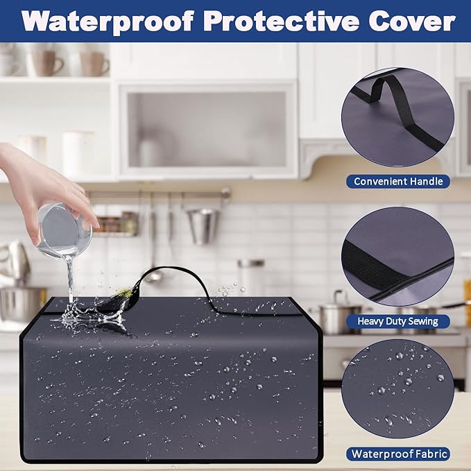 Dust cover for Keurig Single Serve K-Cup Pod Coffee Maker, Heavy Duty Waterproof Coffee Machine Cover for Keurig K-Express, K-Mini and K-Iced Single Serve K-Cup Pod Coffee Maker (Purple)
