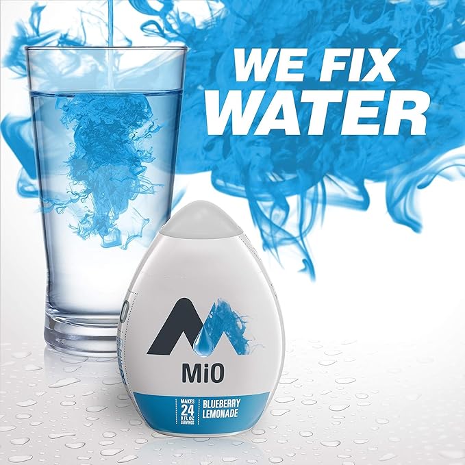 MiO Energy Liquid Water Enhancer,1.62 Fluid Ounce, Blueberry Lemonade (Pack of 3)