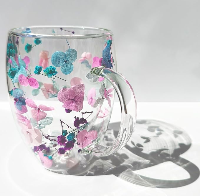 Double Walled Coffee Mugs Glass Cups Wedding Anniversary Registry Gifts for Women Bridesmaid Engagement Gifts for Couples 2025