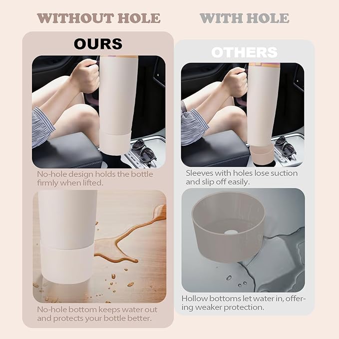 Silicone Boot for Owala 30oz & 40oz FreeSip Sway Bottles & Tumblers - Non-Slip, Scratch-Resistant, Stability Enhancer, Available in 12 Colors (Daybreak)