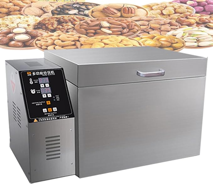 Commercial Chestnut Roasting Machine, Coffee Roaster Machine Industrial Commercial, Coffee Bean Roaster, Electric Nut Roaster, Uniform Roasting Type10
