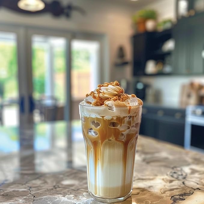 Jordan's Skinny Mixes Sugar Free Coffee Syrup, Salted Caramel Coffee Flavoring Syrup, Zero Calorie Drink Mix, Lattes, Baking, Protein Shake or Cocktail, Dairy & Gluten Free, Kosher, 25.4 Fl Oz