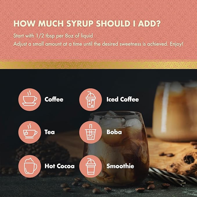 ChocZero Sugar Free Coffee Syrup, Toasted Marshmallow Flavor, No Sugar Alcohol Simple Syrup Drink Mix, Campfire Mochas, Protein Shakes & Baking, All Natural, 25.4 Ounces (Pack of 1)