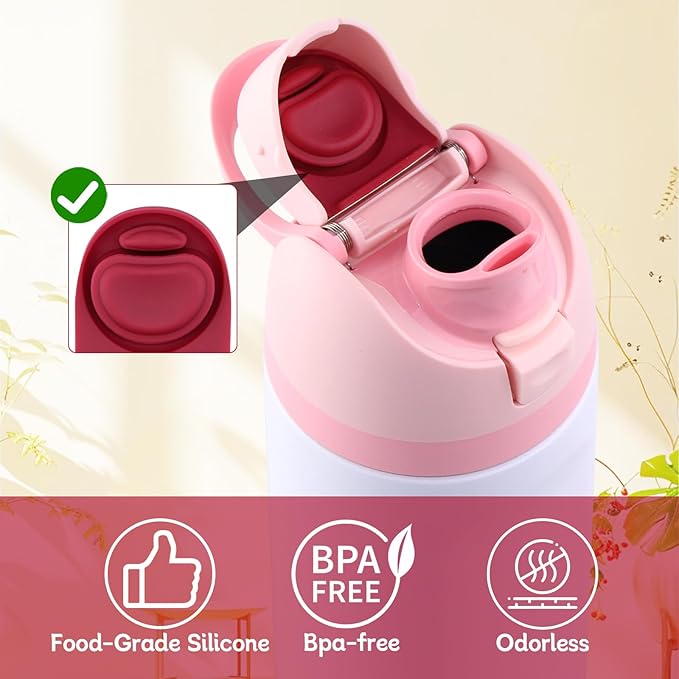 4 Pcs Replacement Rubber Seal Stopper Compatible with Owala FreeSip,Water Bottle Top Gasket Lid for Owala 16/19/24/32/40oz Bottle Mouth Cap Silicone Stoppers Parts Insert Accessories 2PB-1