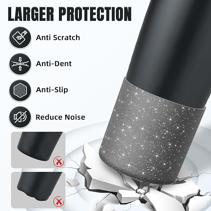 Silicone Higher Boot Compatible with Owala 30oz & 40oz FreeSip Sway Bottles & Tumblers, Large Protection Anti-Slip Bottom Cover Sleeve for Freesip Sway Tumbler and Bottle