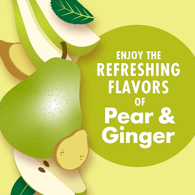 V8 Energy Pear Ginger Energy Drink, 8 fl oz Can (6 Pack)
