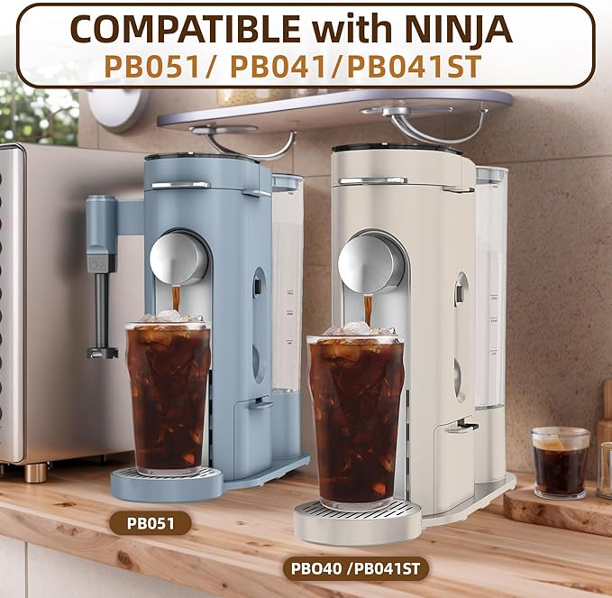 Reusable Coffee Filter for Ninja PB051 PB040 PB041ST - Gold 304 Stainless Steel Mesh - Eco-Friendly Coffee Filter Basket (1)