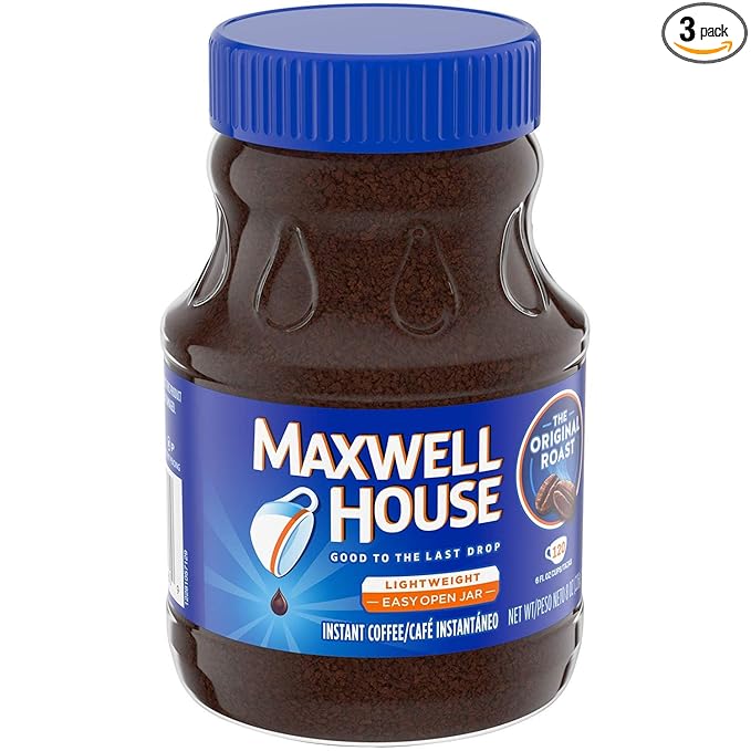 Maxwell House Original Roast Coffee Blend (8oz Canister, Pack of 3)