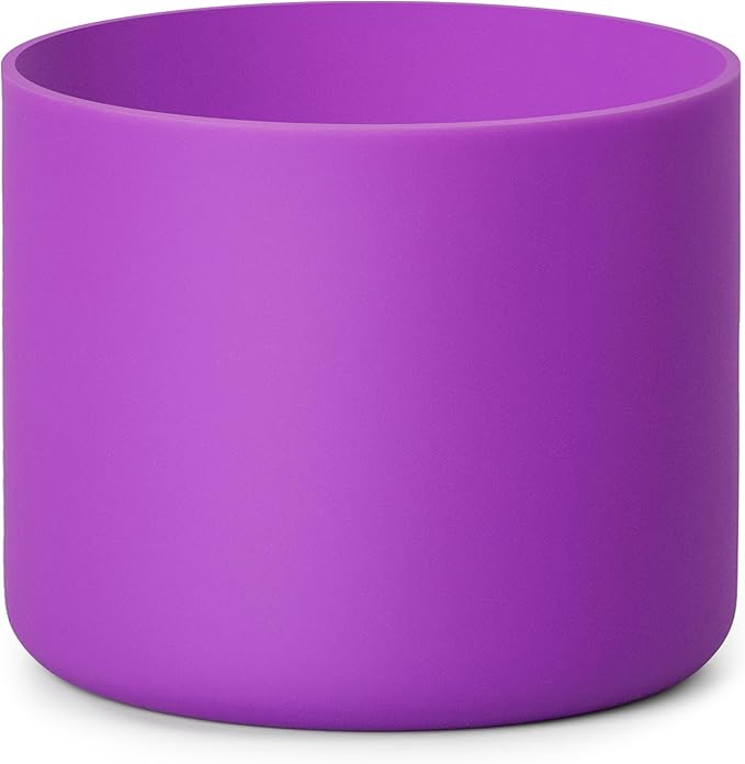 Silicone Boot for Owala 24 oz Water Bottle, Anti-Slip Protective Sleeve Bottom Cover for Owala Twist/FreeSip/Flip Stainless Steel Water Bottle (Violet)