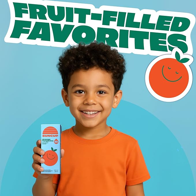 SunCup Juice - Apple Juice (40 Pack) 6.75 oz Juice Box with Straw | No Sugar Added Apple Blend for Kids, Bulk Pack for School Lunches, Snacks, Travel, Parties, Sports Teams, and Everyday Drinks