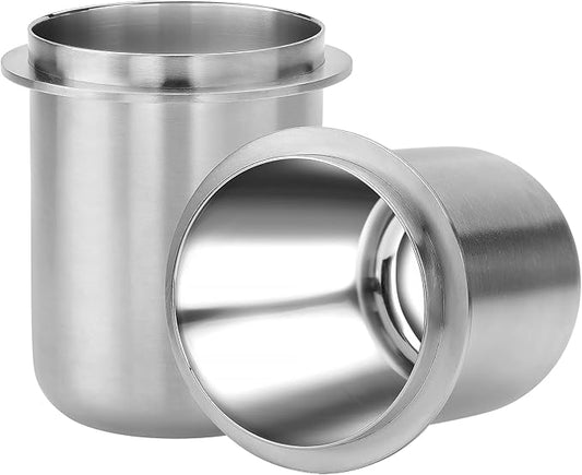 Normcore 58mm Portafilter Dosing Cup, Espresso Coffee Dosing Cup, Mirror-polished Inside, 304 Stainless Steel, Compatible with 58mm Portafilters, Brushed Silver