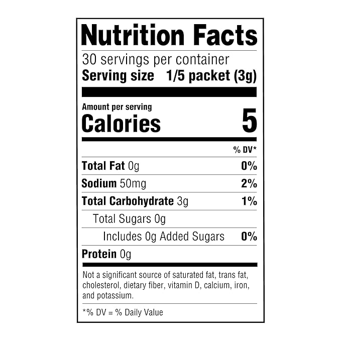 Amazon Grocery, Lemonade Drink Mix Singles, 3.2 Oz