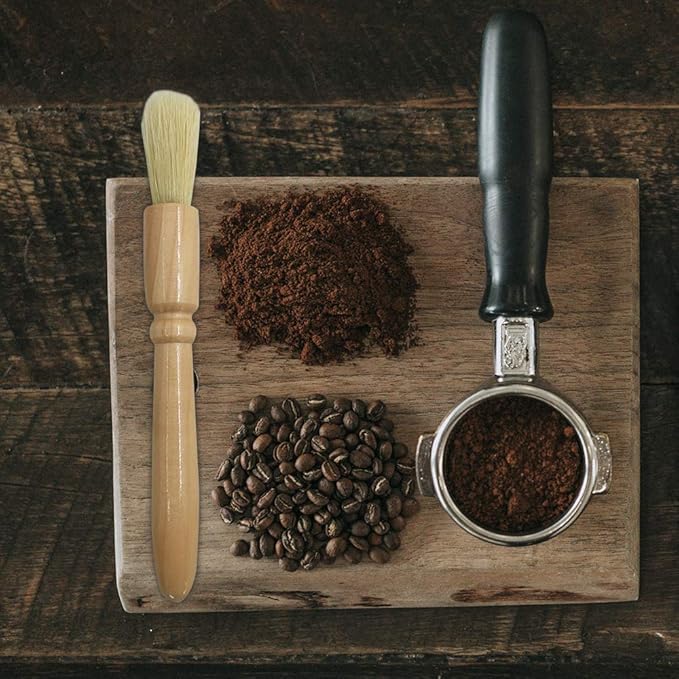 4 Packs Coffee Grinder Brush,DanziX Wooden Cleaning Brush for Grinders and Pasta Makers-2 Size