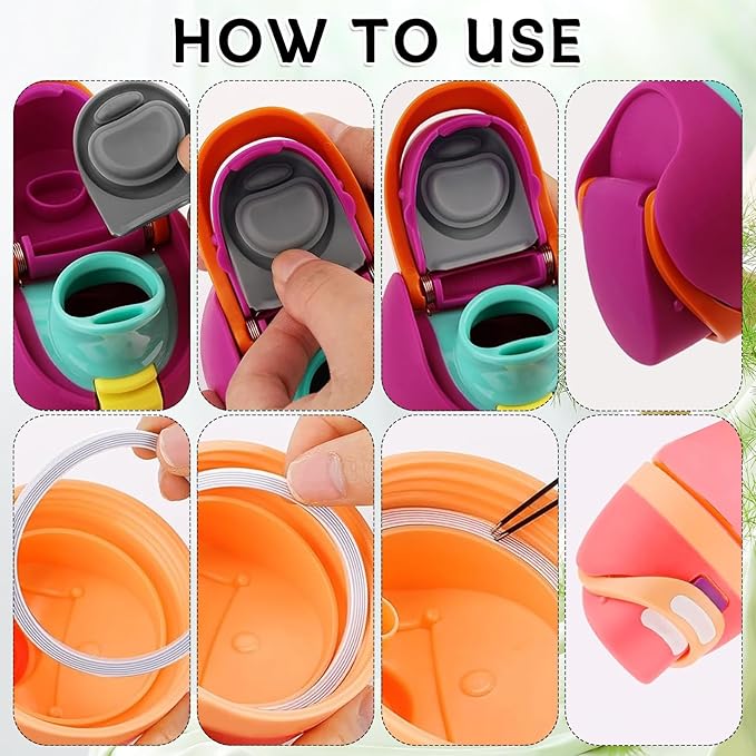 6 Sets Replacement Stopper and O Ring Gasket Compatible with Owala FreeSip 24oz 32oz,Water Bottle Lid Insert Cap Silicone Seal Parts for Owala 16/19/24/32/40oz Mouthpiece Accessories Z6S2