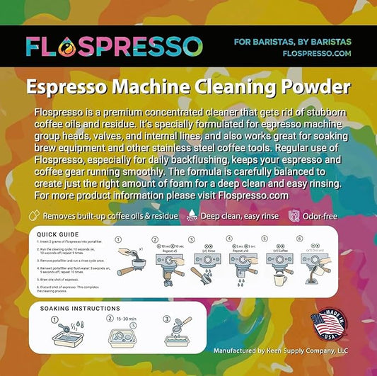 Flospresso Espresso Machine & Coffee Brewing Equipment Cleaning Powder 10 lbs (10 lbs)