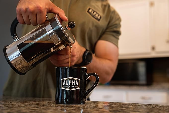 Alpha Coffee - Smooth Operator - 16 oz. Premium Espresso Blend - Gourmet Medium Roast Coffee | Veteran Owned - Specialty Small Batch Roasted Coffee | 100% Arabica Beans ((Pack of 2) Smooth Operator Whole Bean)
