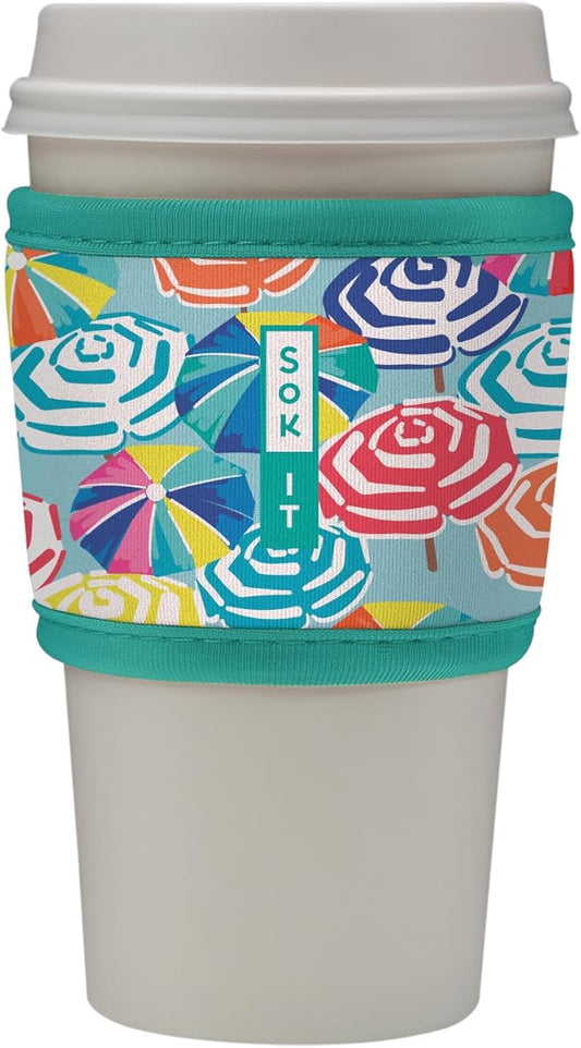 Sok It HotSok Coffee & Tea Reusable Insulated Neoprene Cup Sleeve (Sicilian Sunsets)