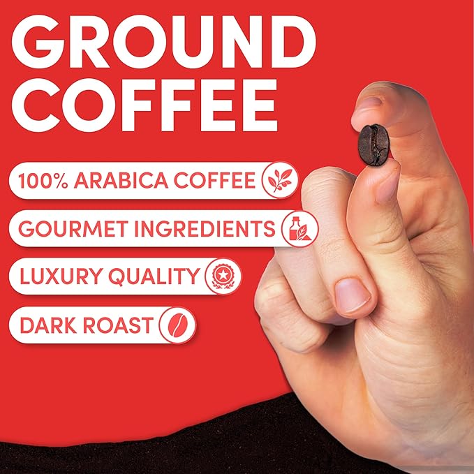 Decaf Ground Coffee | Medium Roast Decaffeinated Coffee | Smooth Low Acid Ground | Specialty Grade, Mold-Free | 12 oz