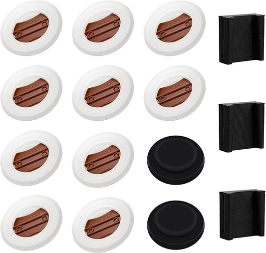 ShanSon Seal Valve 15pcs Set Airtight & Freshness Preservation Fits Various Coffee Containers Long-Lasting Lock Essential for Home Coffee Storage