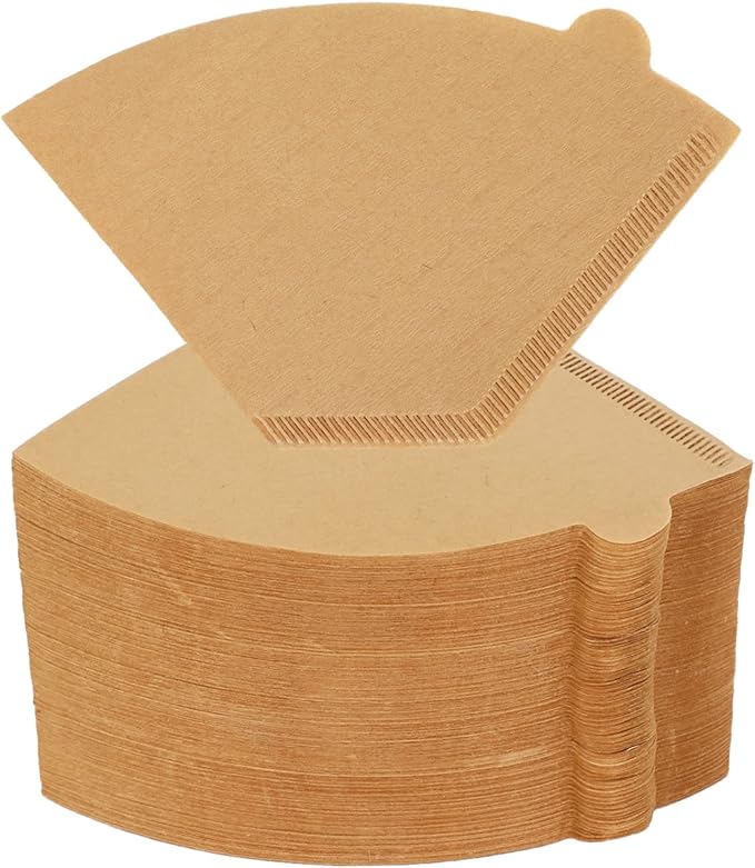 BOARDFEB Coffee Filters #2, 500 Count Coffee Filters Natural Unbleached Disposable Coffee Filters 2 Filter Cone Paper for Coffee Makers