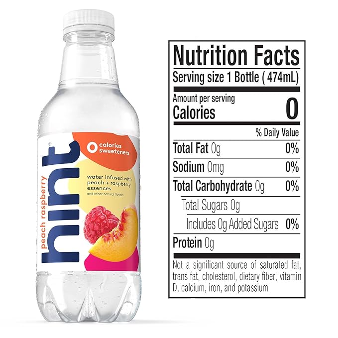 Hint Fruit-Infused Flavored Bottled Water, 3-Flavor Mega Variety Pack - Purified Water Beverages with Zero Calories, Natural Flavors, and Sugar Free - 16 Fl Oz (Pack of 18)