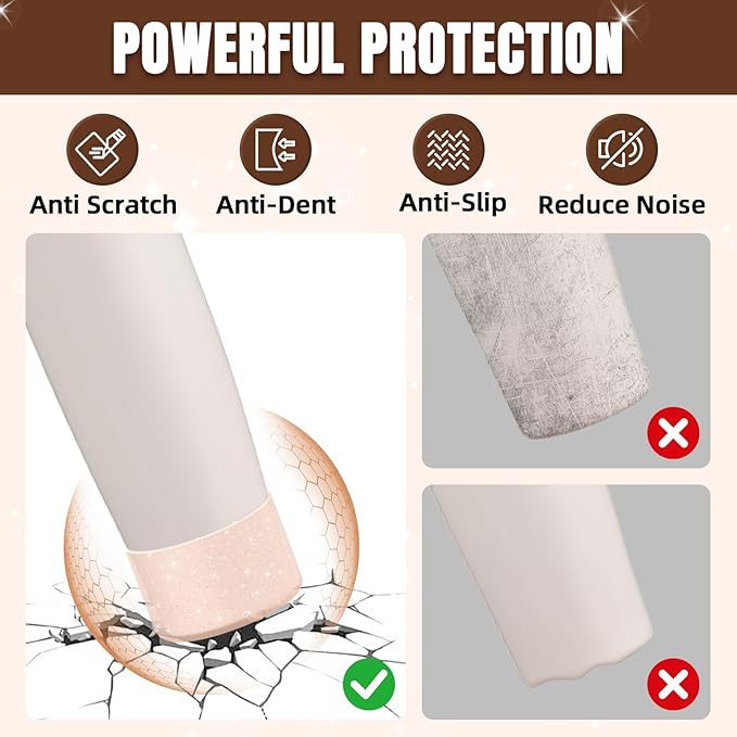 2PCS Silicone Boot Compatible with Owala 30oz & 40oz FreeSip Sway Bottles & Tumblers, Protective Anti-Slip Bottom Cover Sleeve for Freesip Sway Tumbler