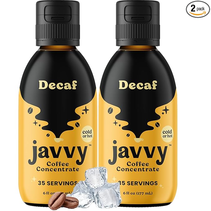 Coffee Concentrate - Cold Brew Coffee, Perfect for Hot or Iced Instant Coffees, Hot Drinks, Cold Brew Concentrate, 2 Pack - Original Decaf