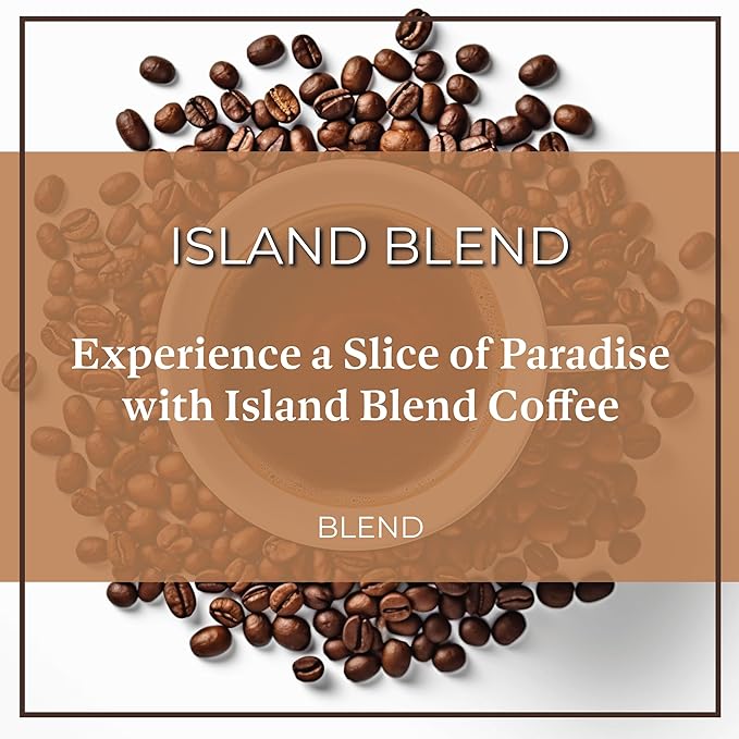 San Diego Coffee Island Blend, Medium Roast, Ground Coffee, 16-Ounce Bags (Pack of 2) Café molido tostado