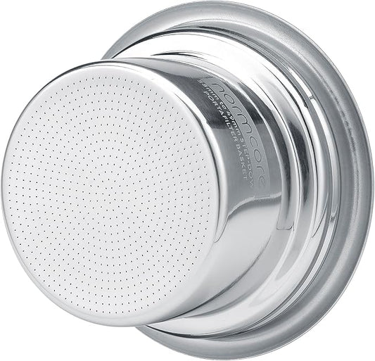 Normcore 58mm to 49mm Step-Down Portafilter Basket Kit – Tapered Interior, 0.28mm Holes – Fits 58 mm Bottomless Portafilters – Includes 49mm Dosing Funnel, 0.8mm Puck Screen, 200 Papers