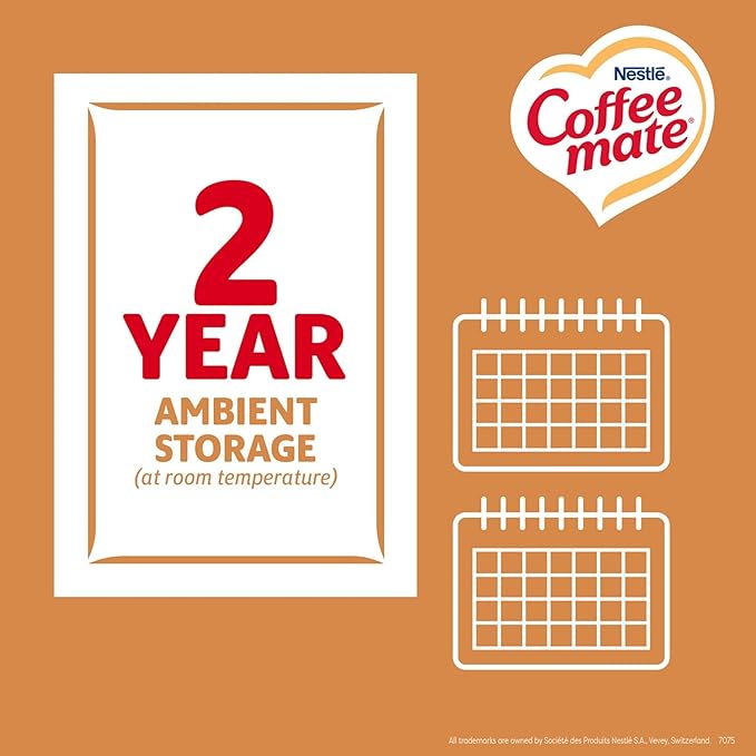 Nestle Coffee mate Original 3 Gram Single Serve Powdered Creamer Packets (Pack of 100)