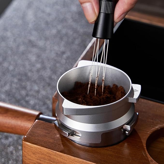 54mm Tamper Kit For Breville Machines Includes Spring Loaded Tamper, Tamp Station, Espresso Funnel, Puck Screen, Distributor Tool and WDT