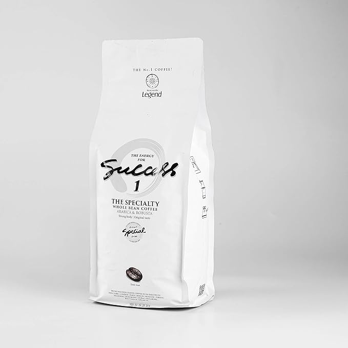 TRUNG NGUYEN LEGEND Coffee Bean Legend Success 1, 35.27 Oz Bag, Dark Roast, Original Taste, Robusta & Arabica Vietnamese Energy Coffee Beans - Specialized for Ice Coffee