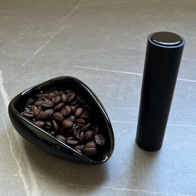 Breewenf Coffee Bean Dosing Cup and Spray Bottle Set, Coffee Bar Accessories, Single Dose Measuring Tray Kit for Espresso