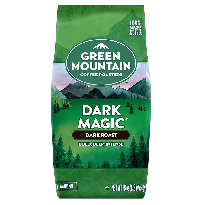 Green Mountain Coffee Roasters Dark Magic, Ground Coffee, Bagged 18 oz