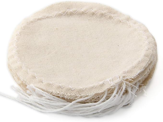 Diguo Coffee Syphon Cloth Replacement Filter for Hario Syphon, Yama Siphon and Other Syphon Coffee Maker, Balance Syphon Coffee Maker, Vacuum Pot Filters - Pack of 10 pcs