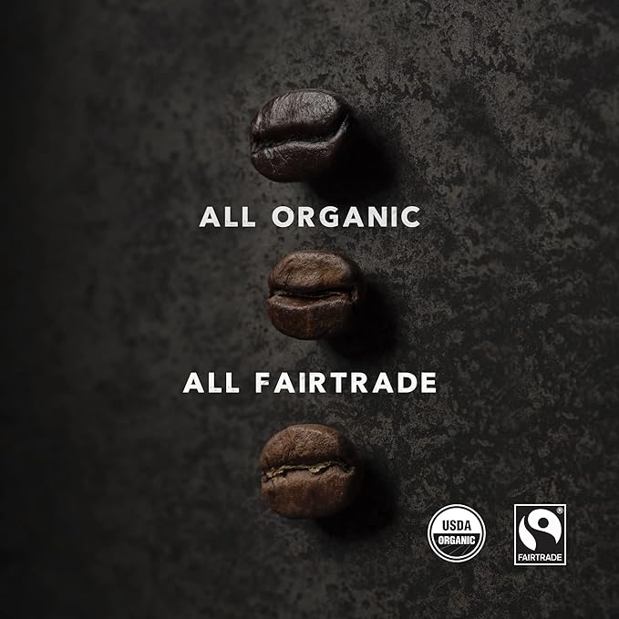 Kicking Horse Coffee Grizzly Claw, Dark Roast, Ground, Certified Organic, Fairtrade, Kosher, Black, 60 Oz, Pack of 6