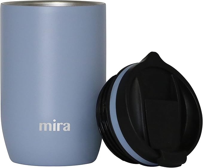 MIRA 12 oz Travel Coffee Mug - Insulated Stainless Steel Tumbler with Screw Lid - Olympic