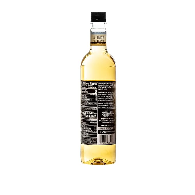 DaVinci Gourmet Sugar-Free Vanilla Syrup, 25.4 Fluid Ounces (Pack of 4)