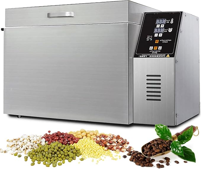 Coffee Roaster, Coffee Bean Roaster Machine Electric Coffee Roaster Machine Electric Drum Coffee Roaster with Timer and Roasting Temperature Setting for Home Commercial Use Type10