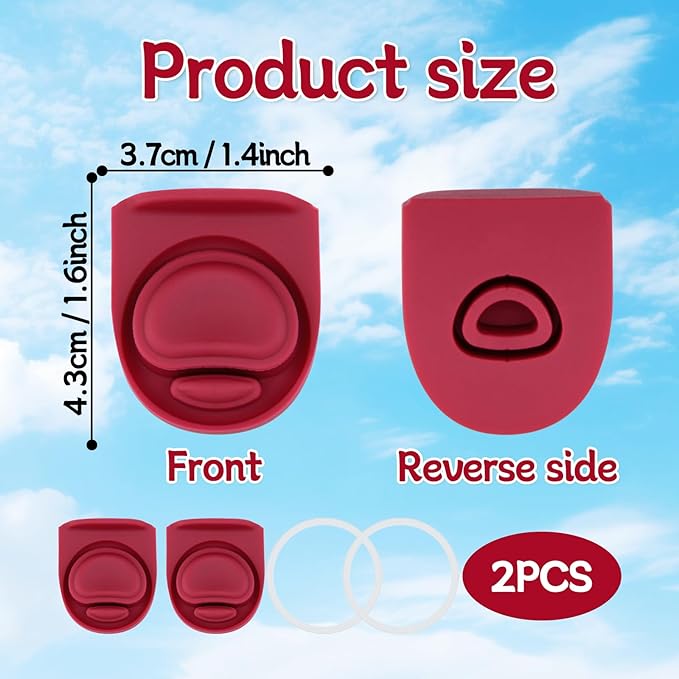 2 Sets Replacement Rubber Stopper and O Ring Gasket Compatible with Owala FreeSip 24oz 32oz,Water Bottle Lid Insert Cap Seal Parts for Owala 16/19/24/32/40oz Mouthpiece Accessories B2S6
