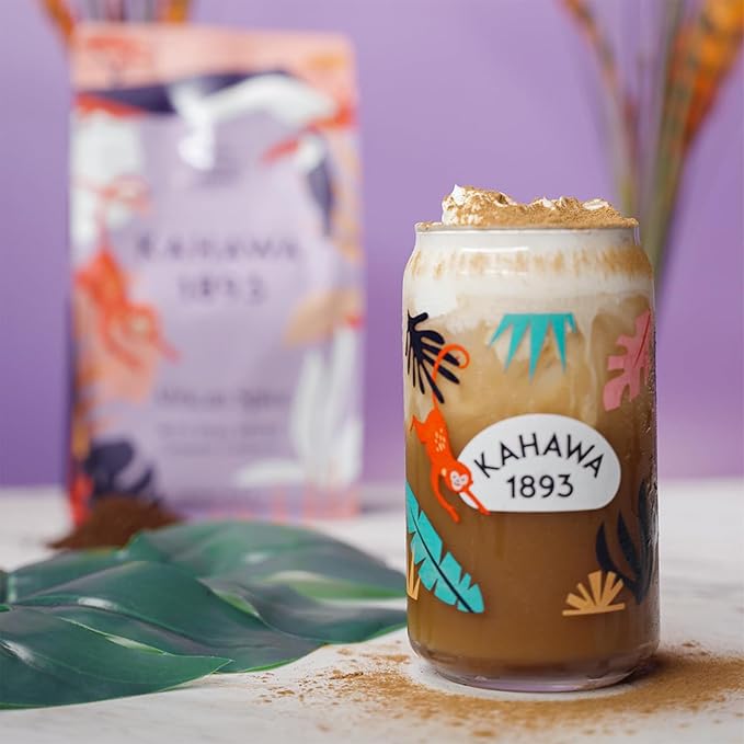 Kahawa 1893 Ground Coffee Medium Roast African Spice 12 Oz - With Cinnamon, Cardamom & Clove, As Seen on Shark Tank, High Antioxidants, Organically Grown, Ethically & Sustainably Sourced