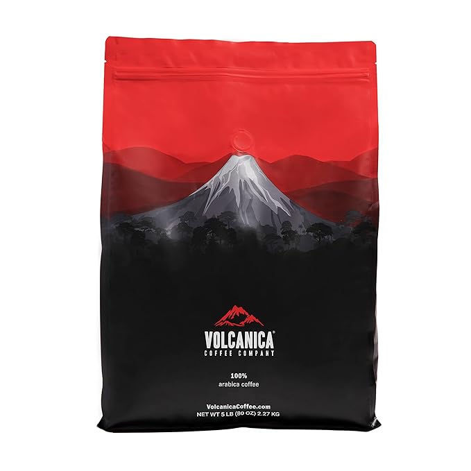 Sumatra Mandheling Coffee Beans, USDA Organic, Medium Roast, Whole Bean, Fresh Roasted, 5 lbs