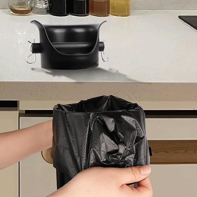 Garbage Bags for Espresso Knock Box 50Pcs,Trash Bags for 18L Floor Standing Grounds Bucket,Liners for Barista Coffee Shop Bar (B)