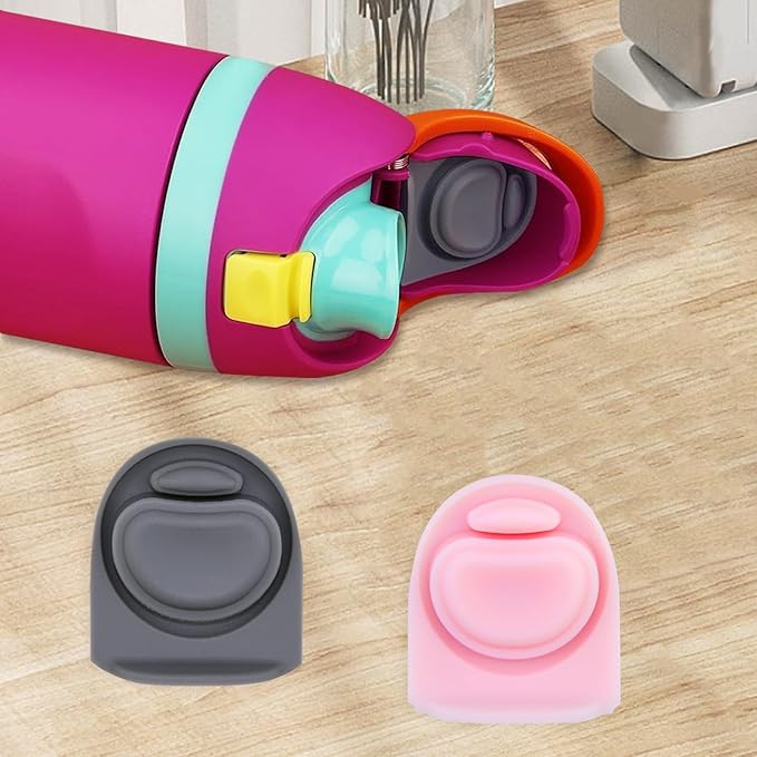 2 Pcs Replacement Rubber Seal Stopper Compatible with Owala FreeSip,Water Bottle Top Gasket Lid for Owala 16/19/24/32/40oz Bottle Mouth Cap Silicone Stoppers Parts Insert Accessories 2PB-1
